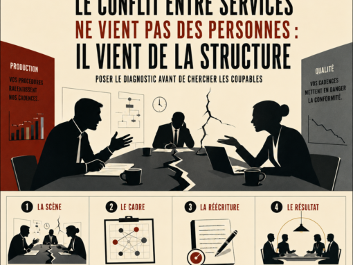 Conflit entre services — diagnostic organisationnel Atelier Jaudon Conflit entre services — diagnostic organisationnel Atelier Jaudon